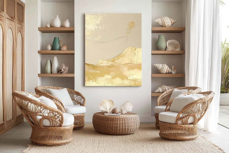 Wall Art Luxe Textured Sculptural