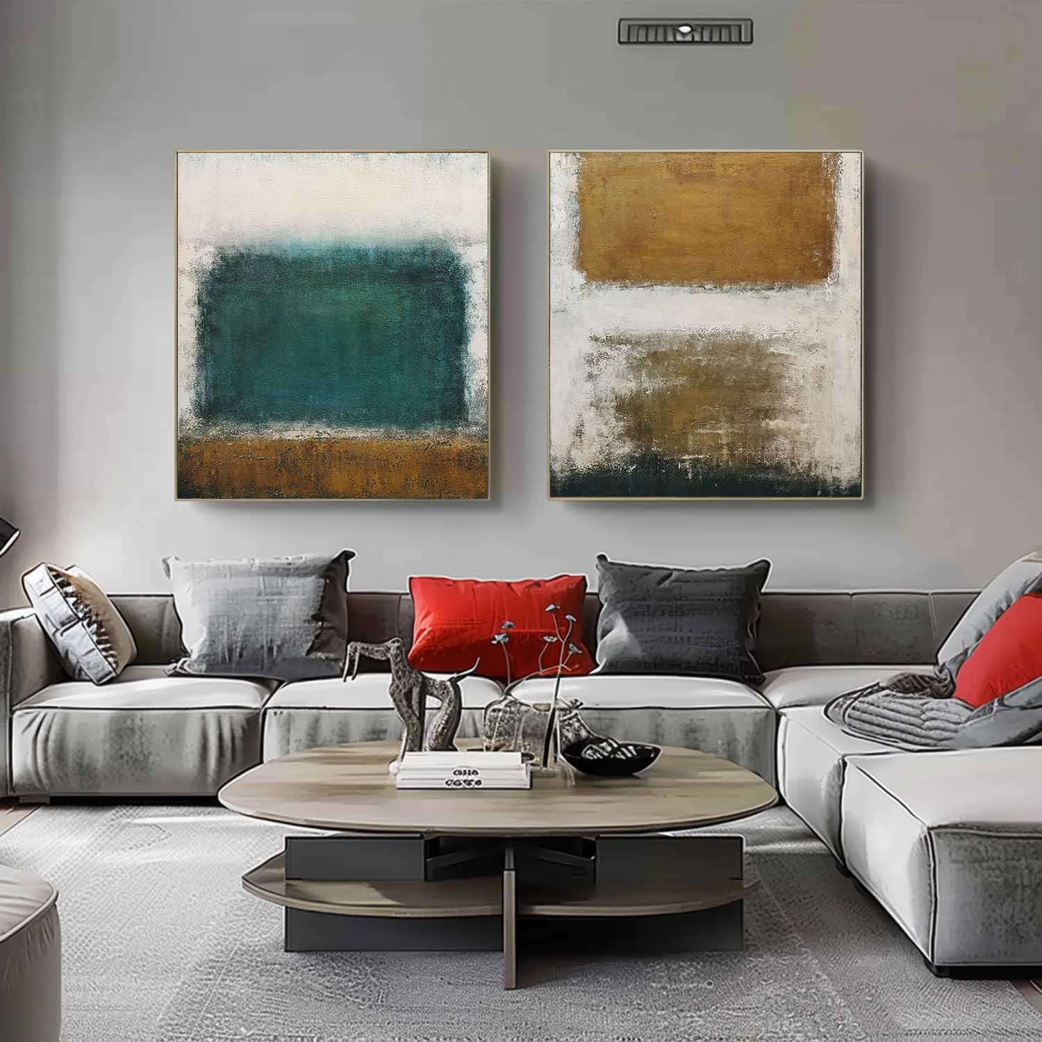 Abstract Painting Set Of 2 SP157 - Neutralighting