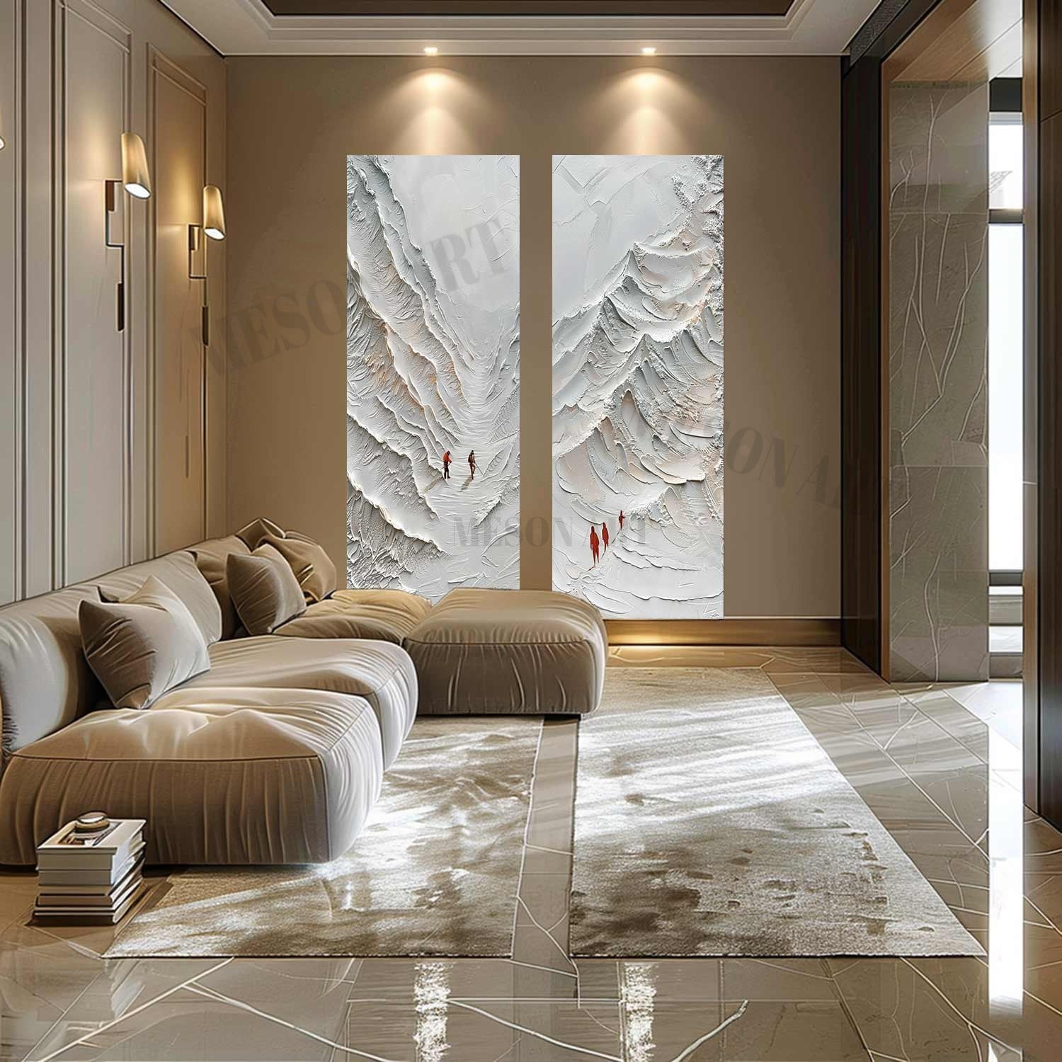 Wall Art Dramatic Textured Dimensional