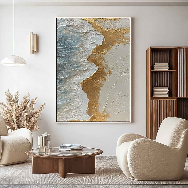 Wall Art Abstract Ocean Texture Painting
