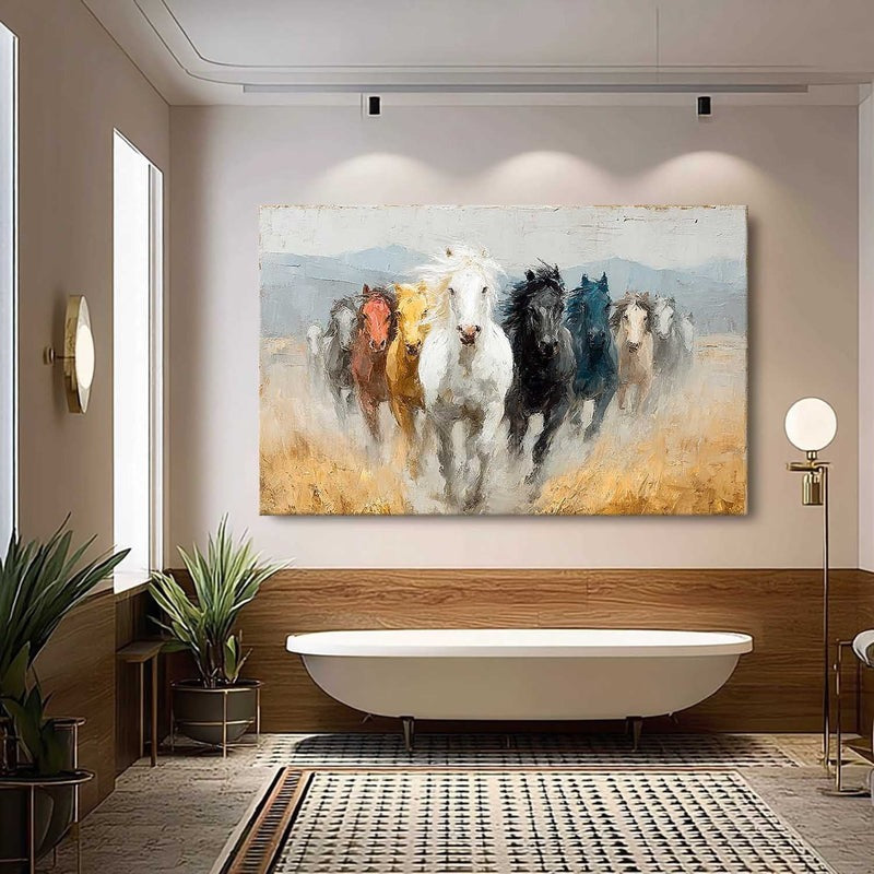 Wall Art Running Horse Painting