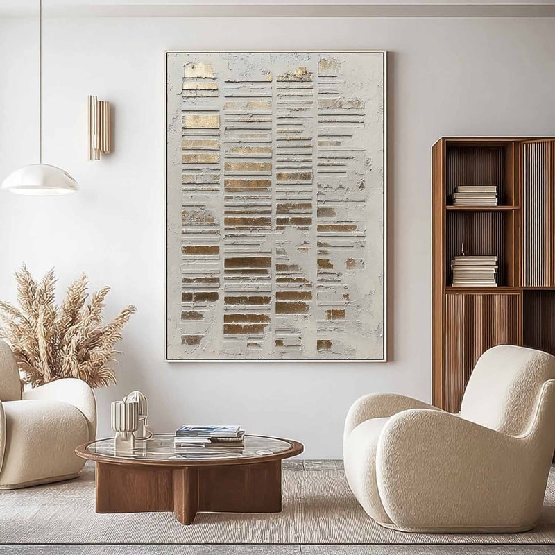 Wall Art Abstract Geometric Texture Painting