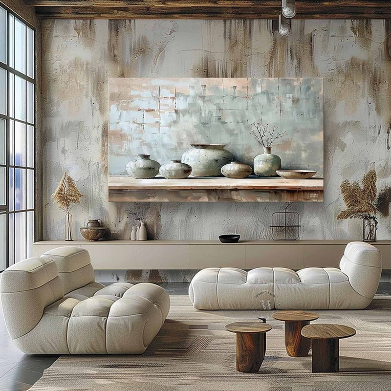 Wall Art Ceramic Pottery Still Life Wabi-Sabi