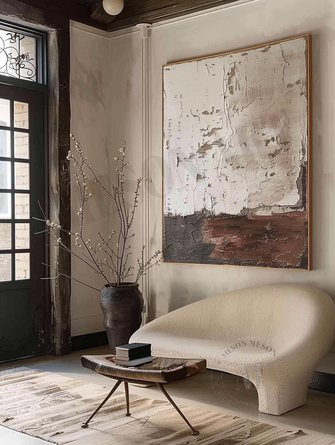 Wall Art Wabi-Sabi Neutral Abstract Modern