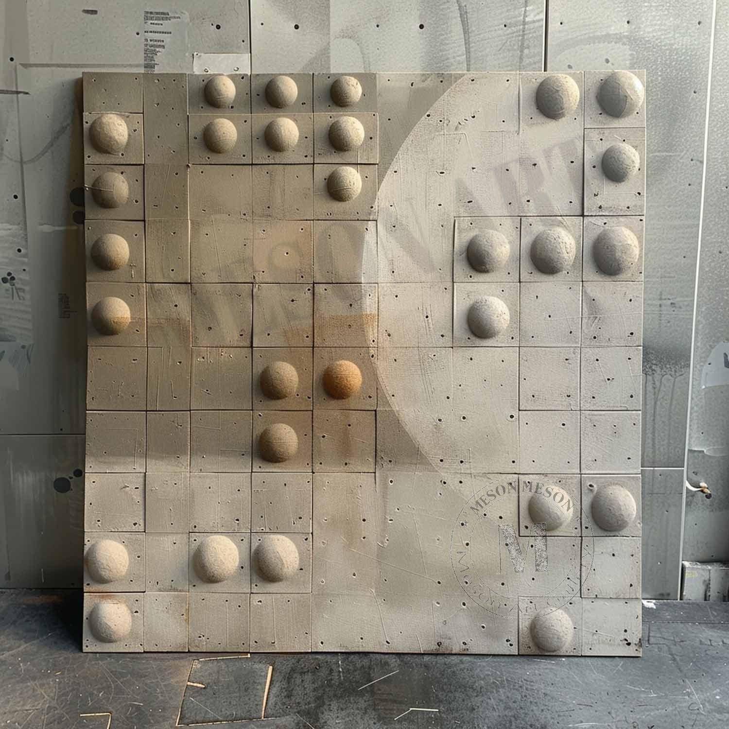 Wall Art Wabi-Sabi Geometric Relief Modern