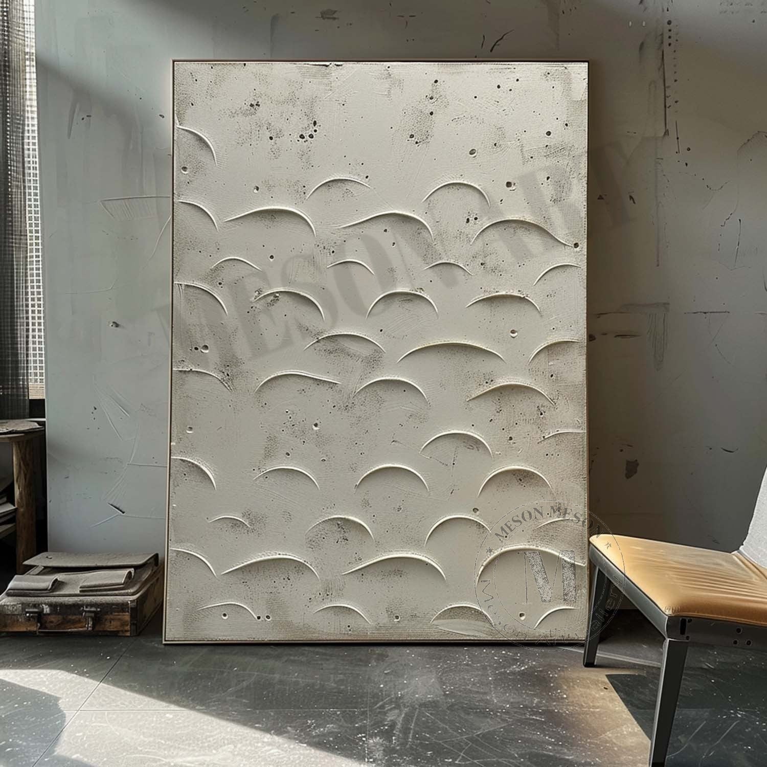 Plaster Art Texture Painting SG346 - Neutralighting