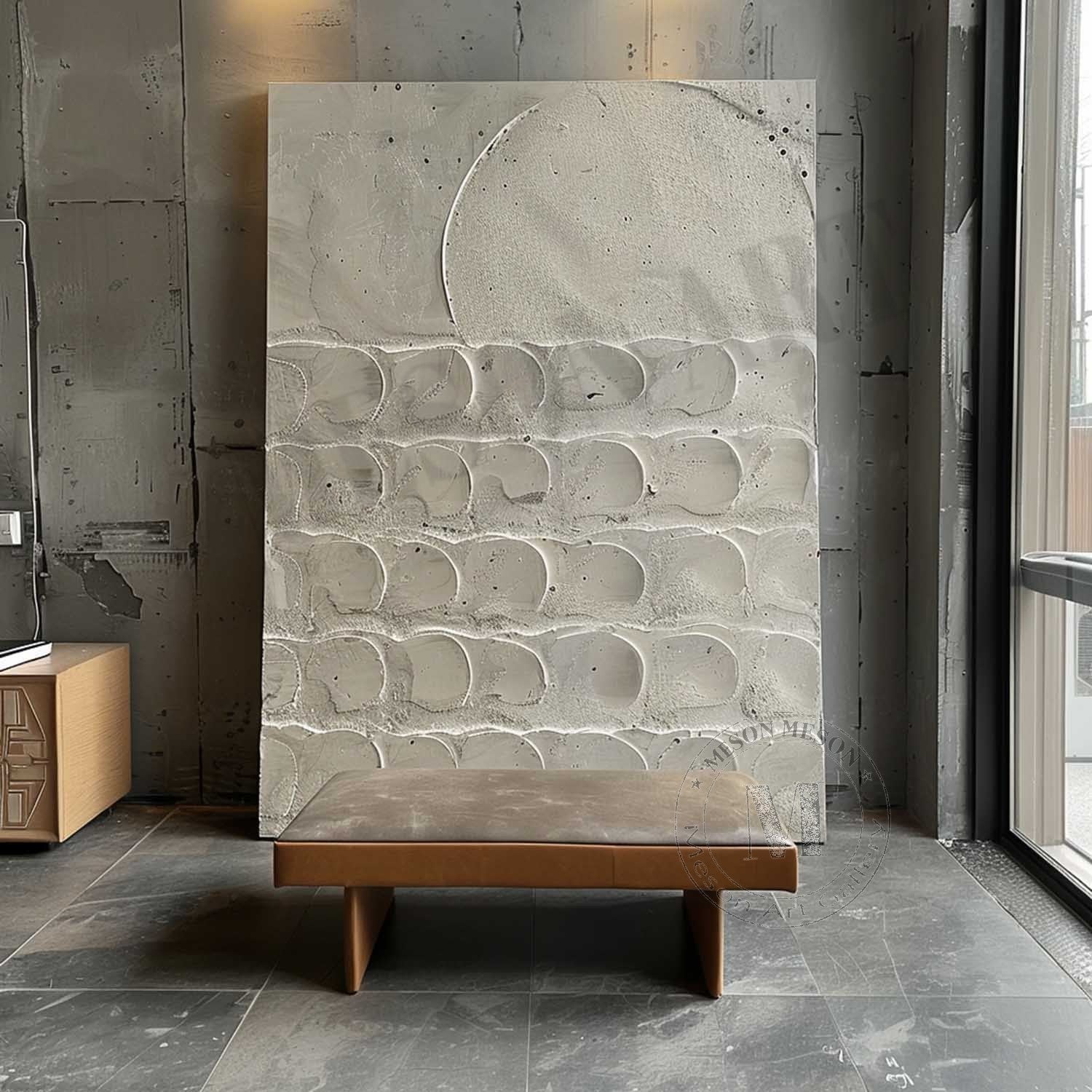 Plaster Art Texture Painting SG345 - Neutralighting