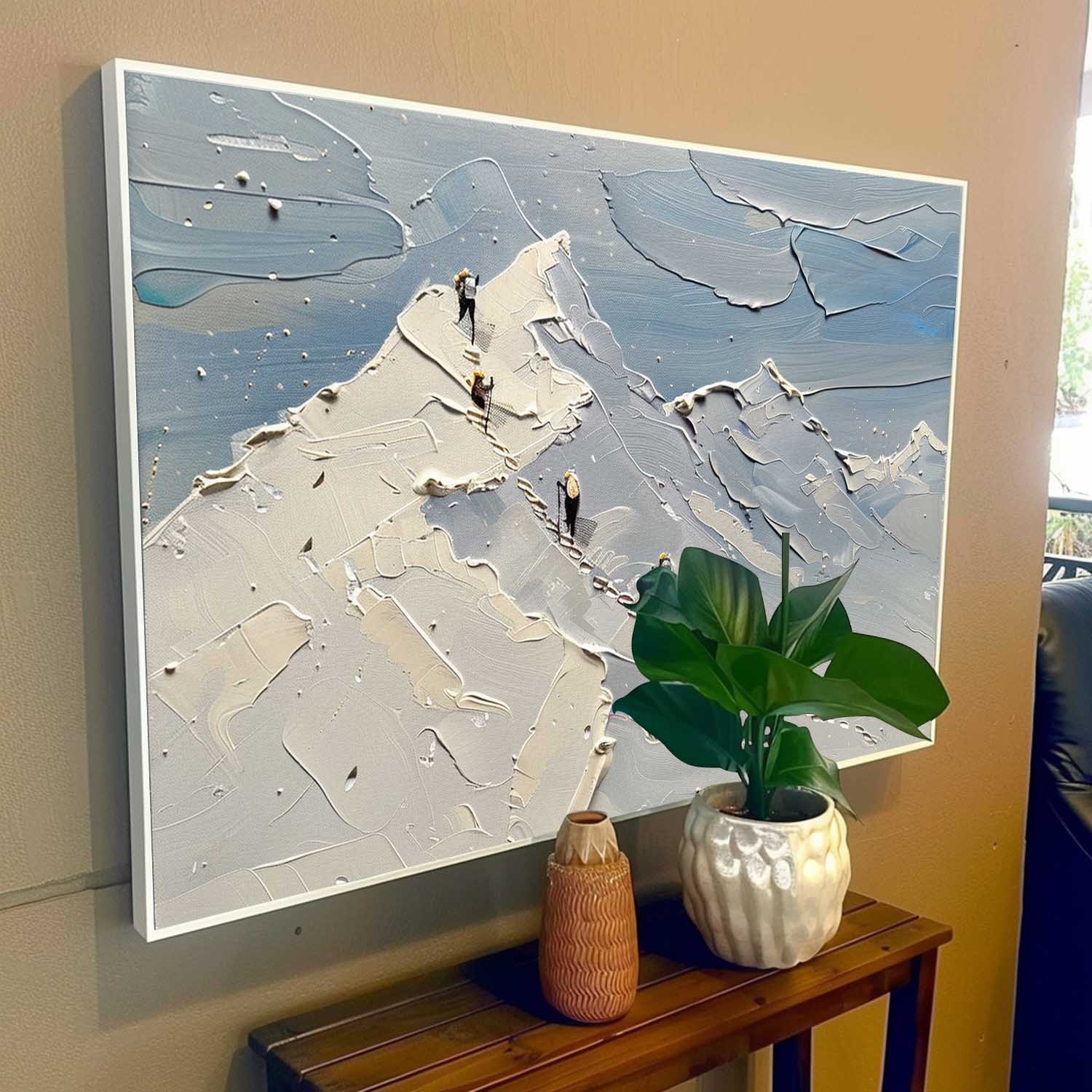 Plaster Art Texture Painting SG268 - Neutralighting