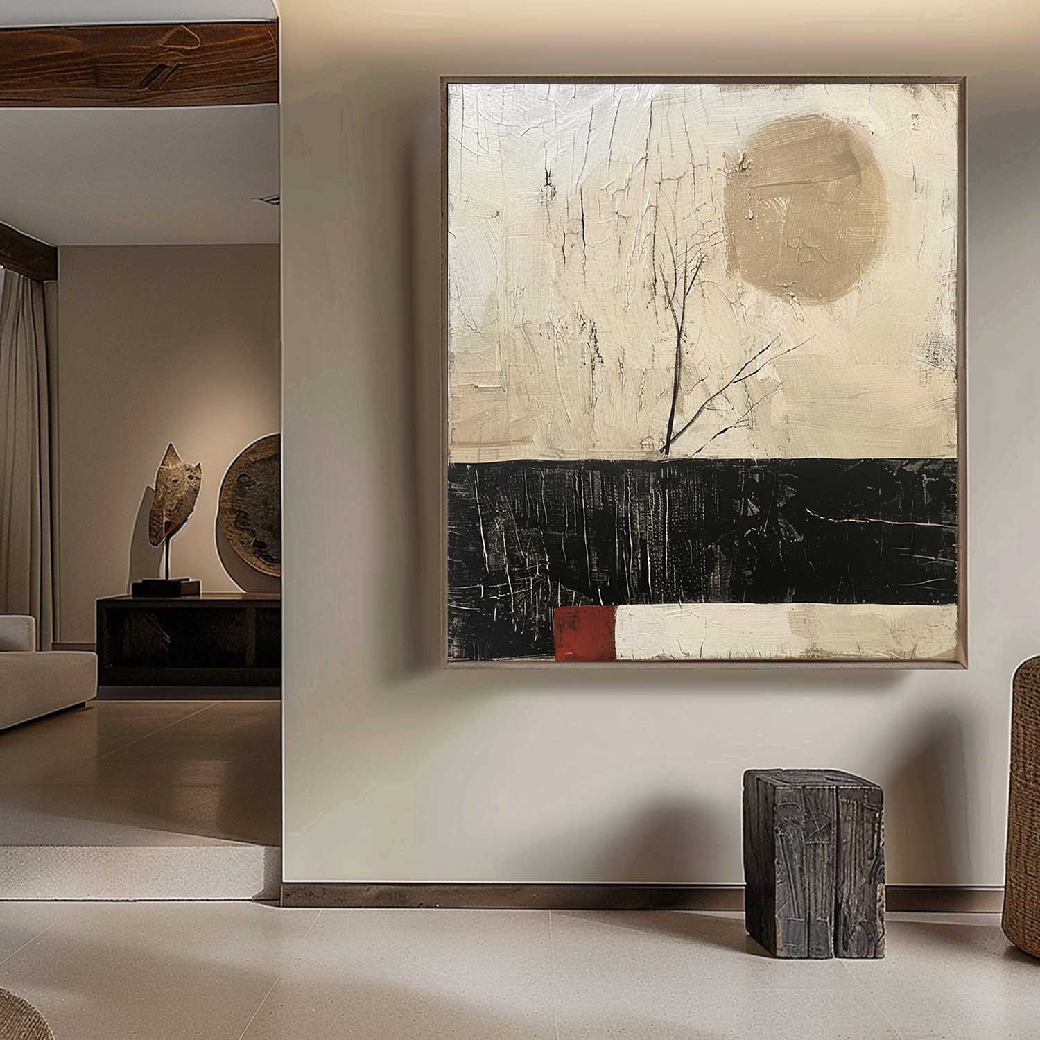 Wall Art Wabi-Sabi Modern Elegant Soft