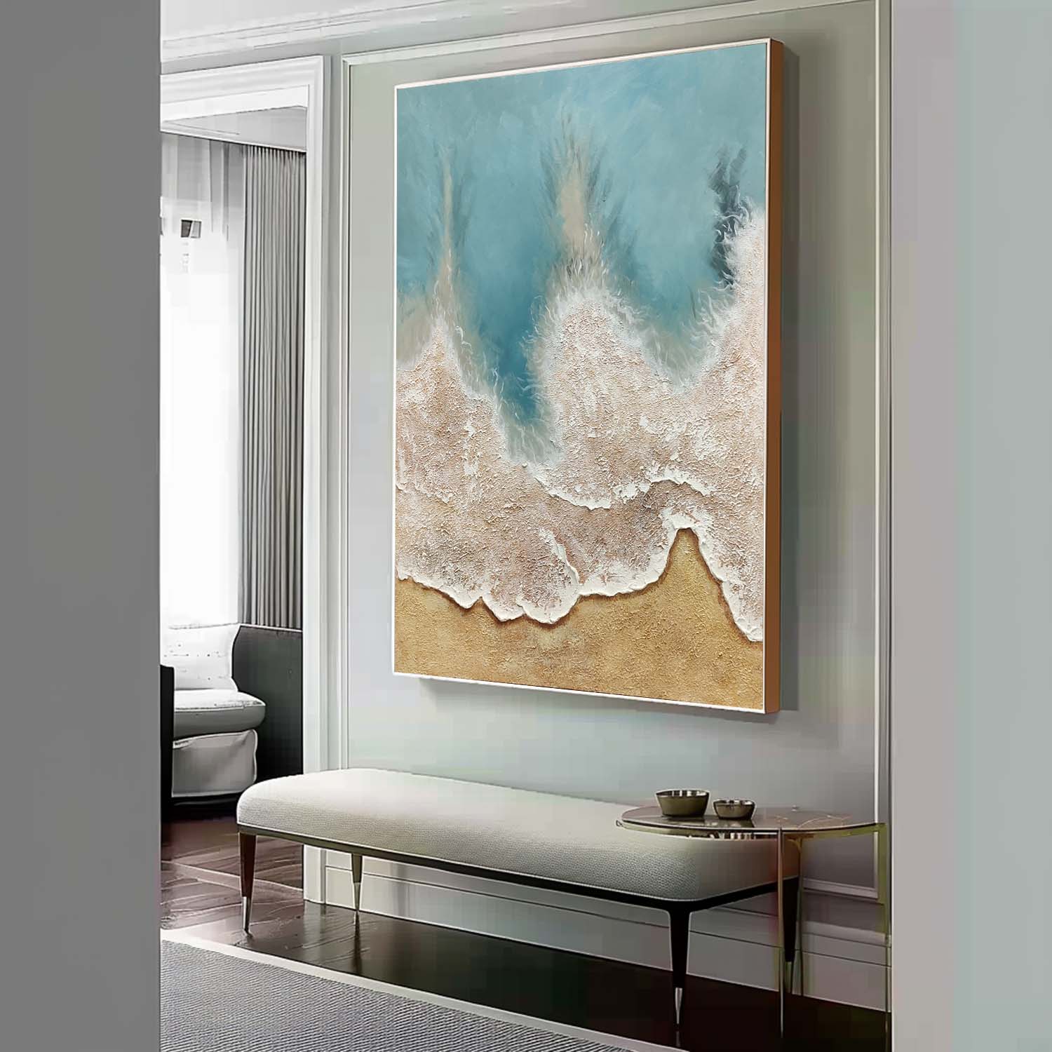 Plaster Art Texture Painting SG262 - Neutralighting