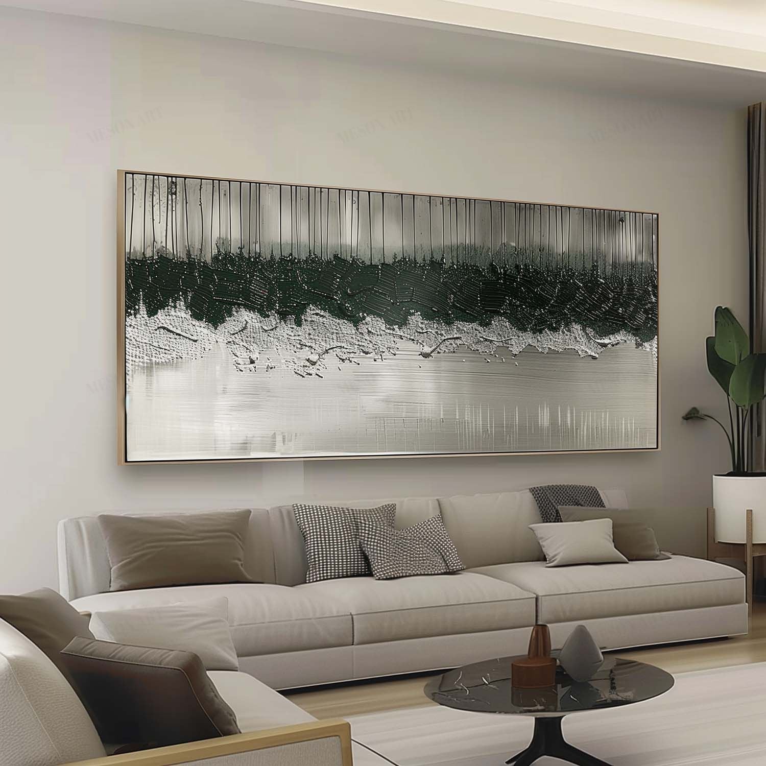 Plaster Art Texture Painting SG281 - Neutralighting