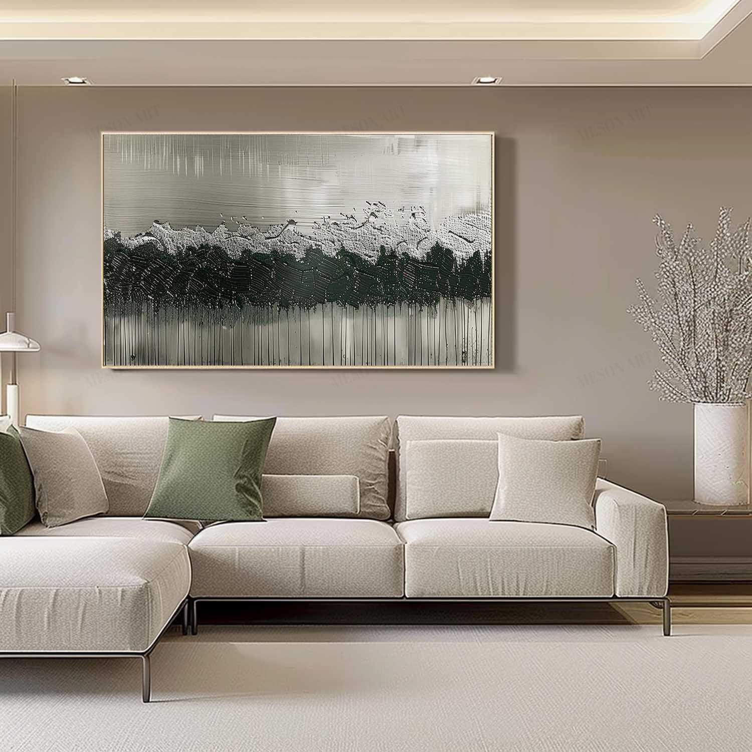 Plaster Art Texture Painting SG281 - Neutralighting
