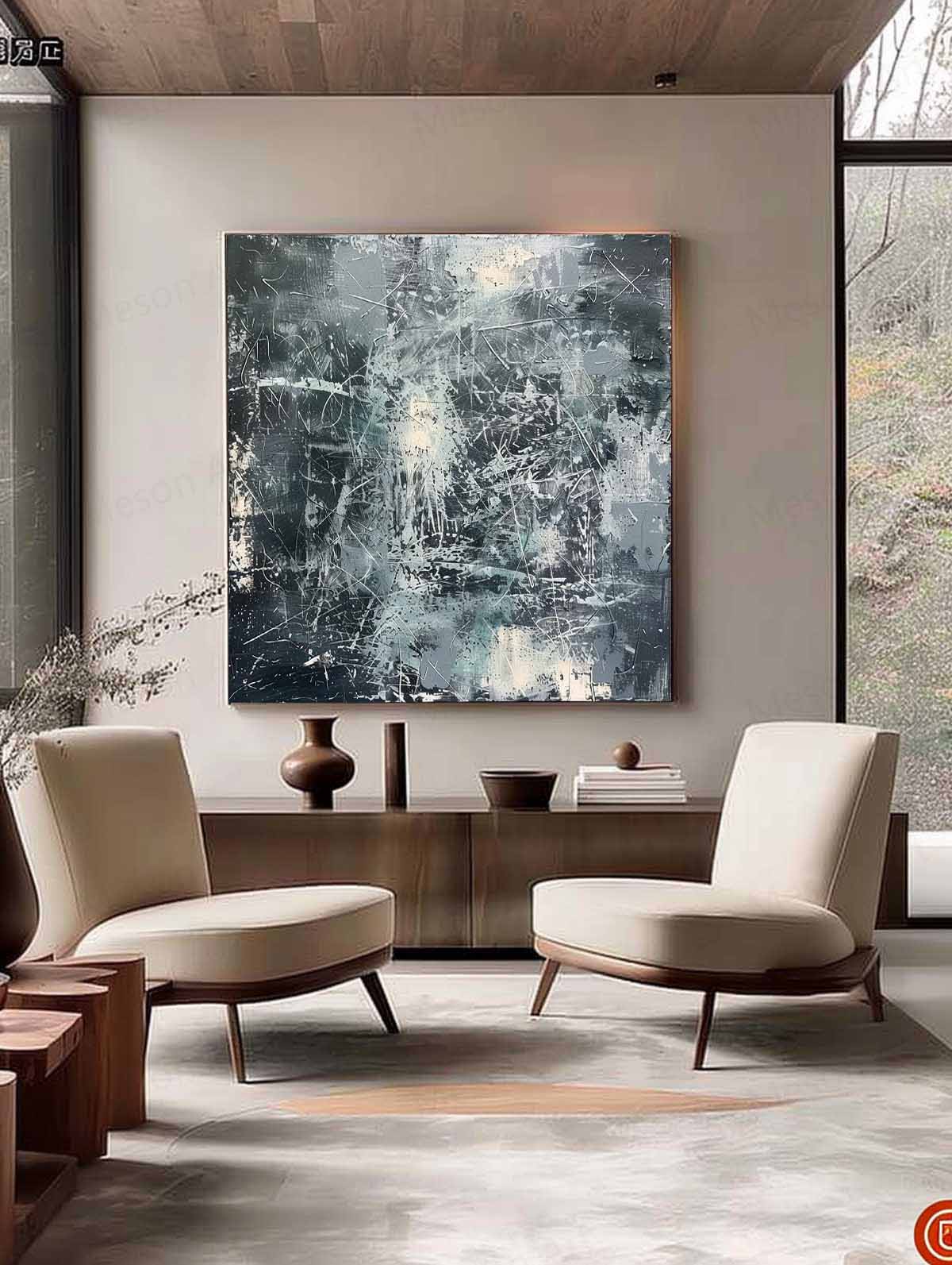 Abstract Expressionist Art AEA018 - Neutralighting