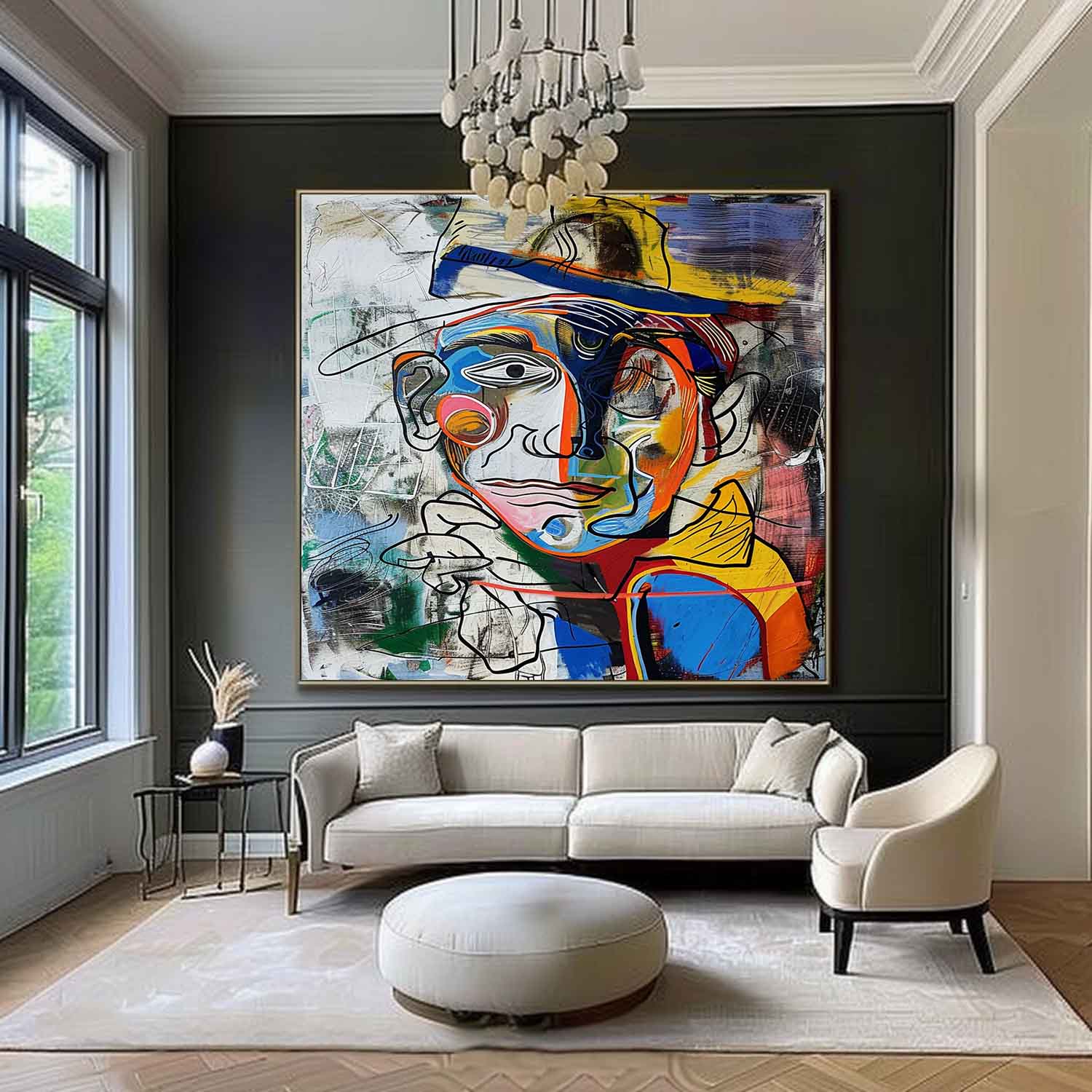 Crayon Abstract Graffiti Art