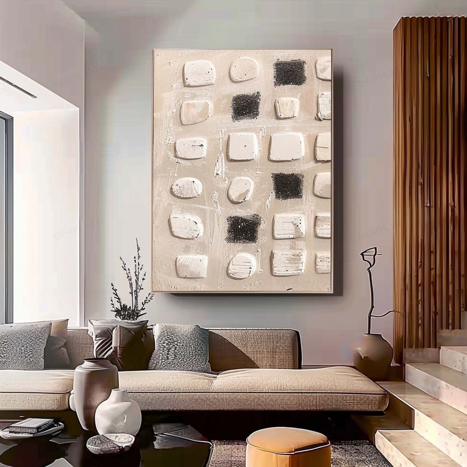 Wabi-Sabi Wall Art TX334 - Neutralighting