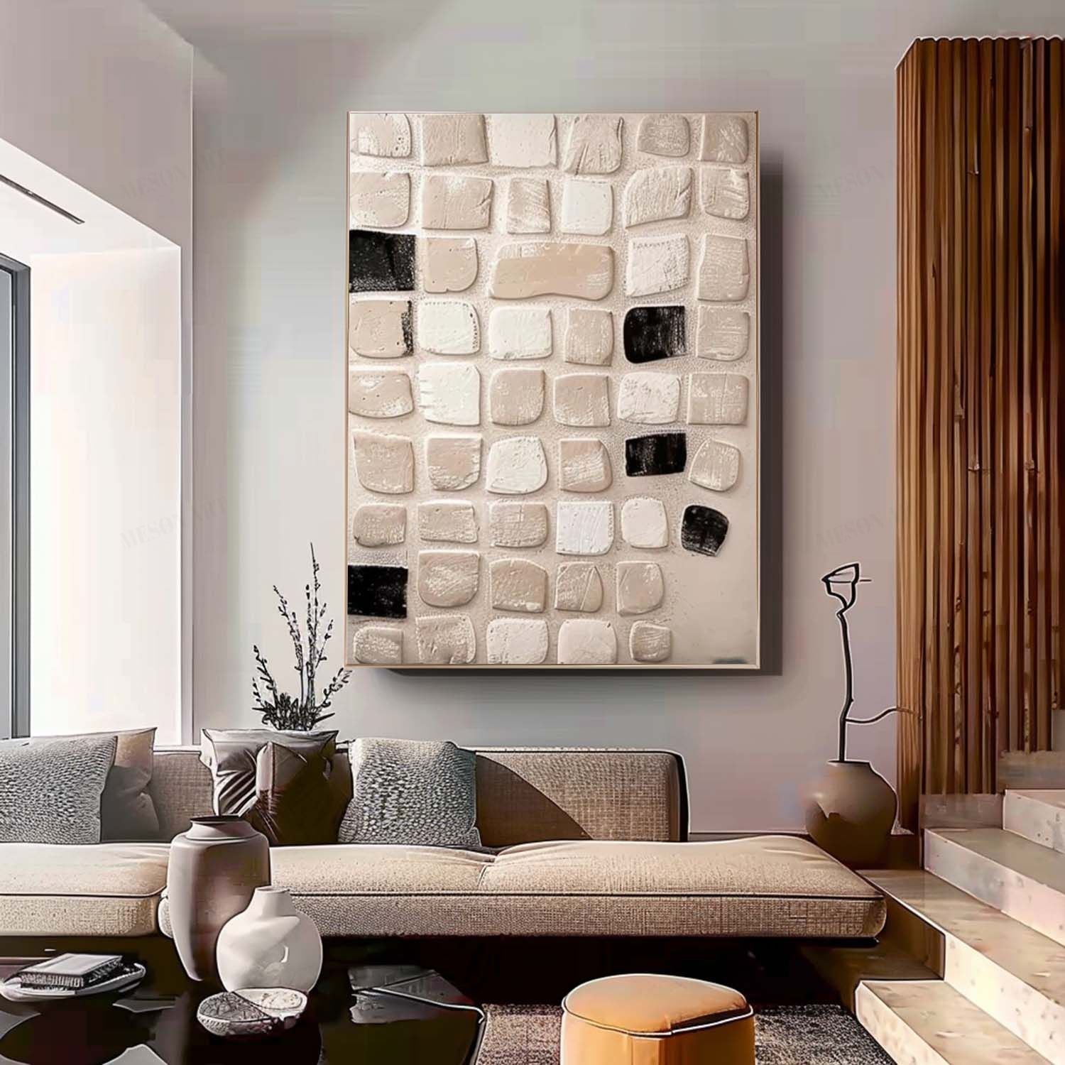 Wabi-Sabi Wall Art TX335 - Neutralighting