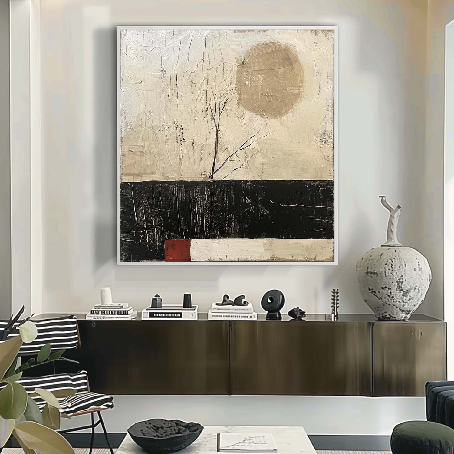 Wall Art Wabi-Sabi Modern Elegant Soft