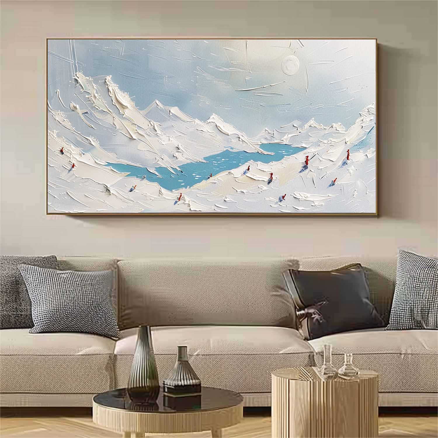 Plaster Art Texture Painting SG299 - Neutralighting