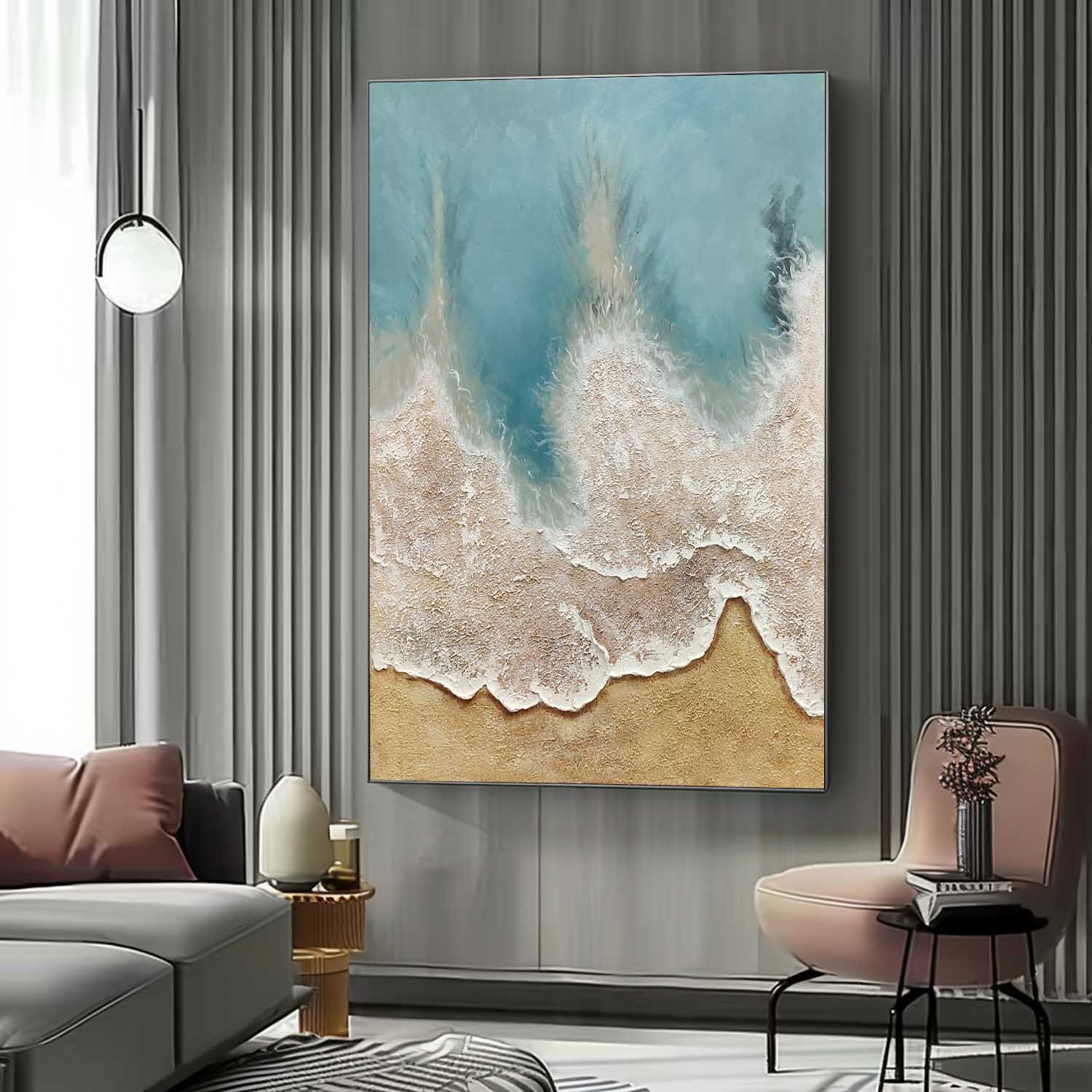 Plaster Art Texture Painting SG262 - Neutralighting