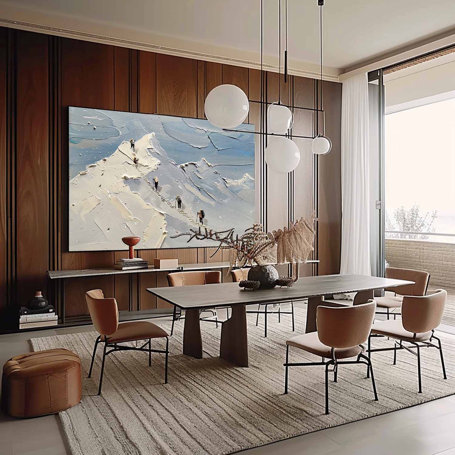 Plaster Art Texture Painting SG268 - Neutralighting