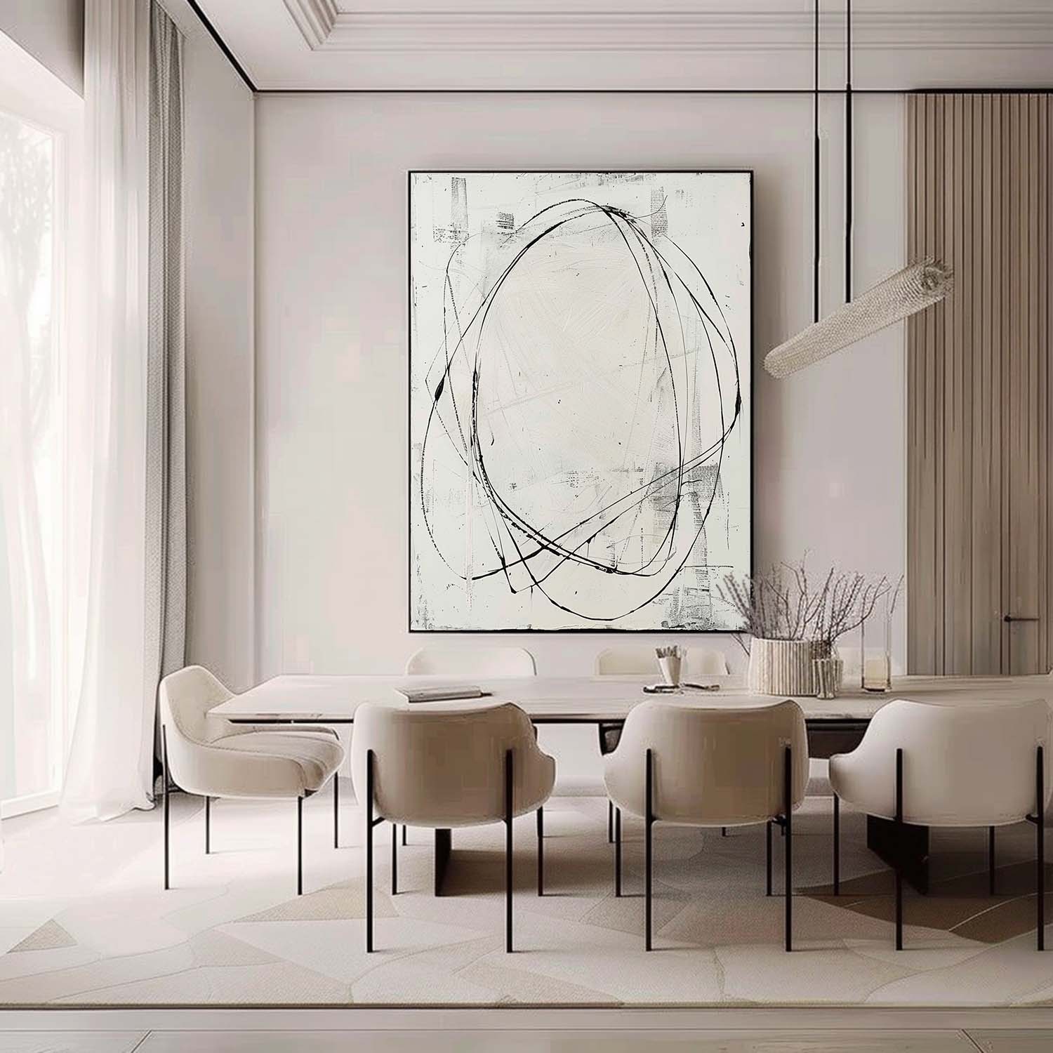 Contemporary Minimalist Art MA105 - Neutralighting