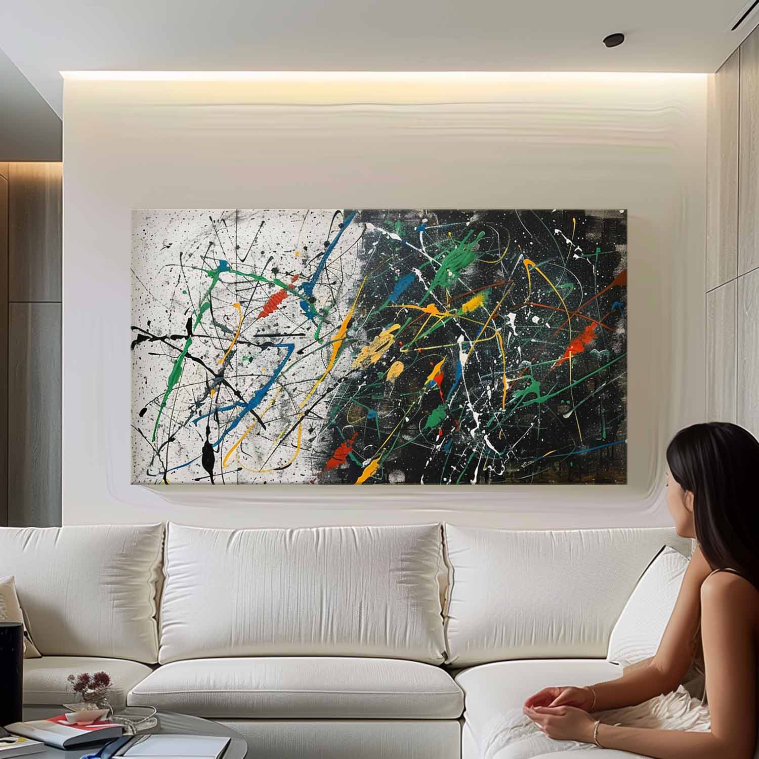 Abstract Expressionist Art AEA026 - Neutralighting