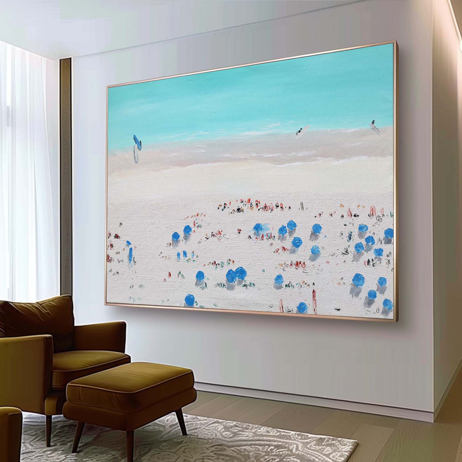 Plaster Art Texture Painting SG267 - Neutralighting