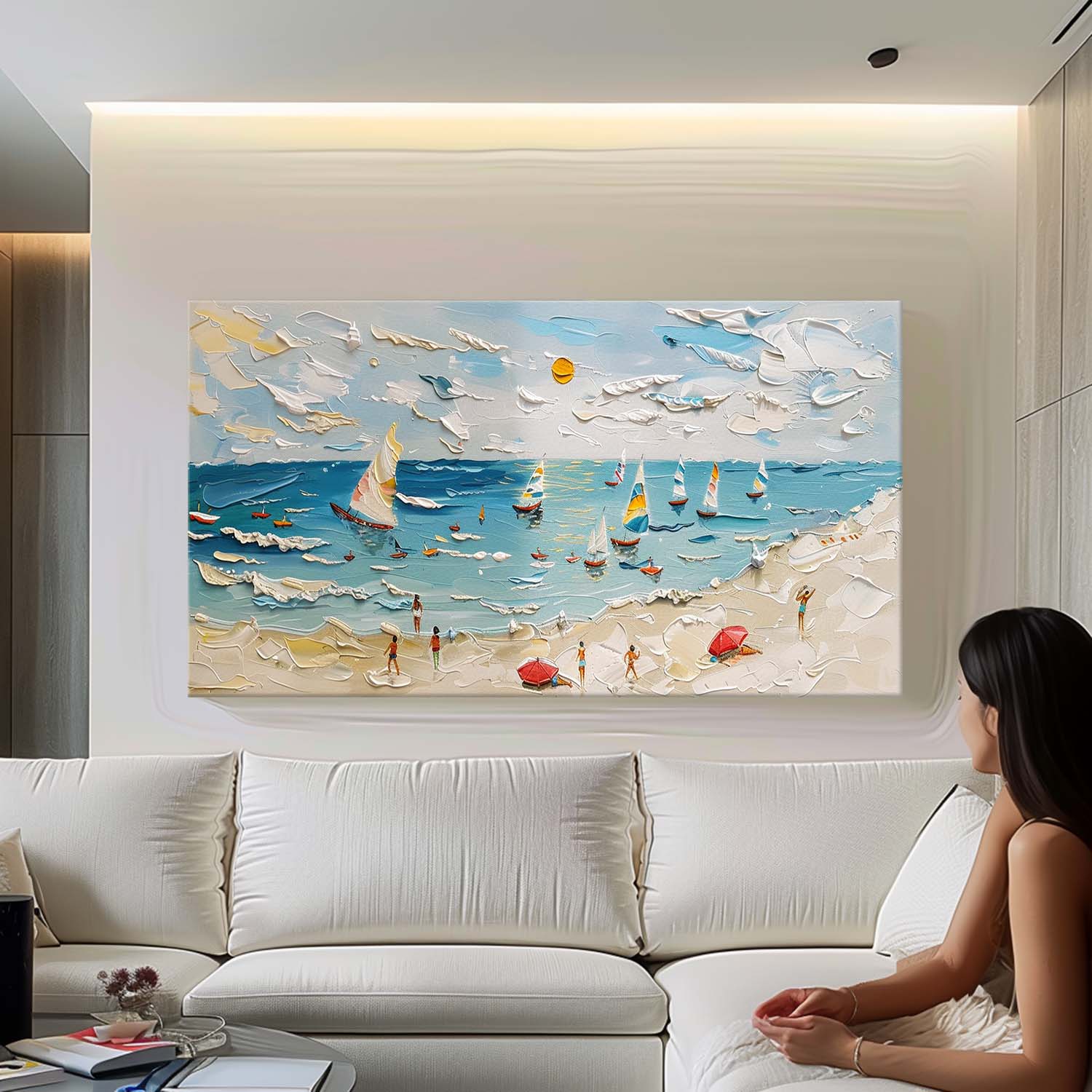 Plaster Art Texture Painting SG300 - Neutralighting
