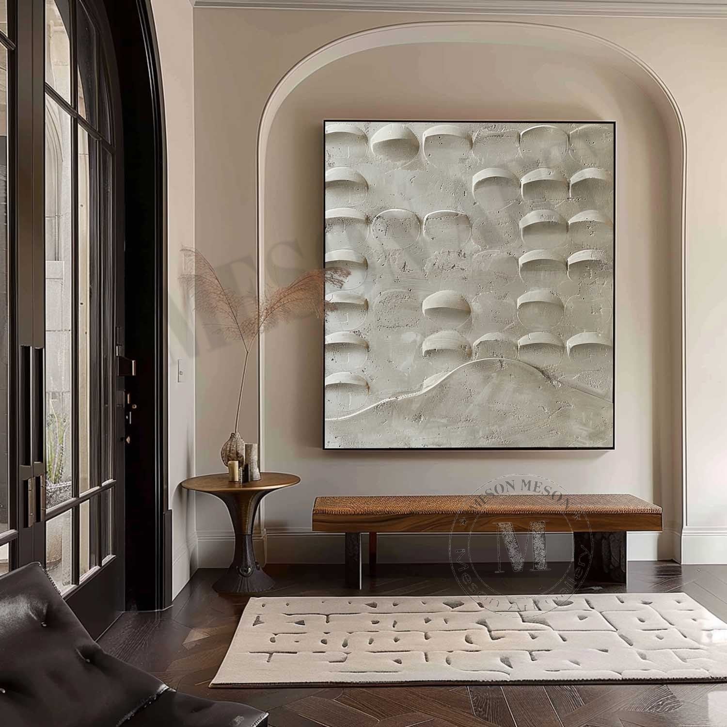 Plaster Art Texture Painting SG347 - Neutralighting