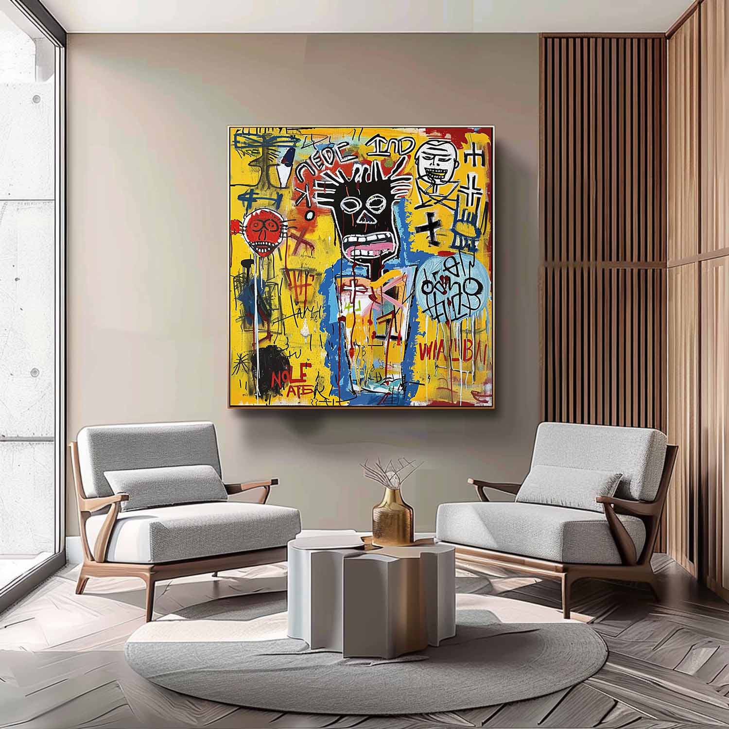Fuffy Abstract Graffiti Art