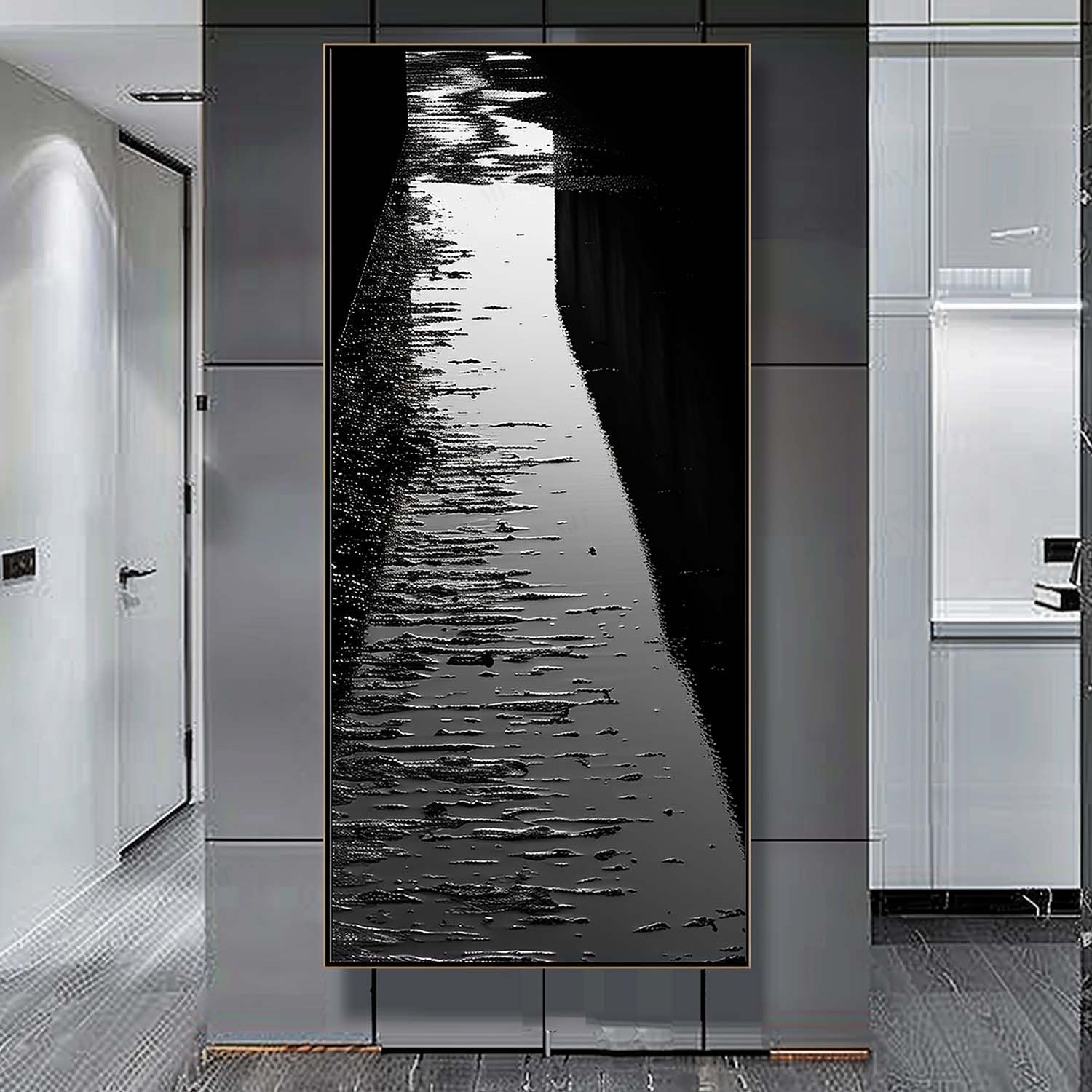 Plaster Art Texture Painting SG277 - Neutralighting