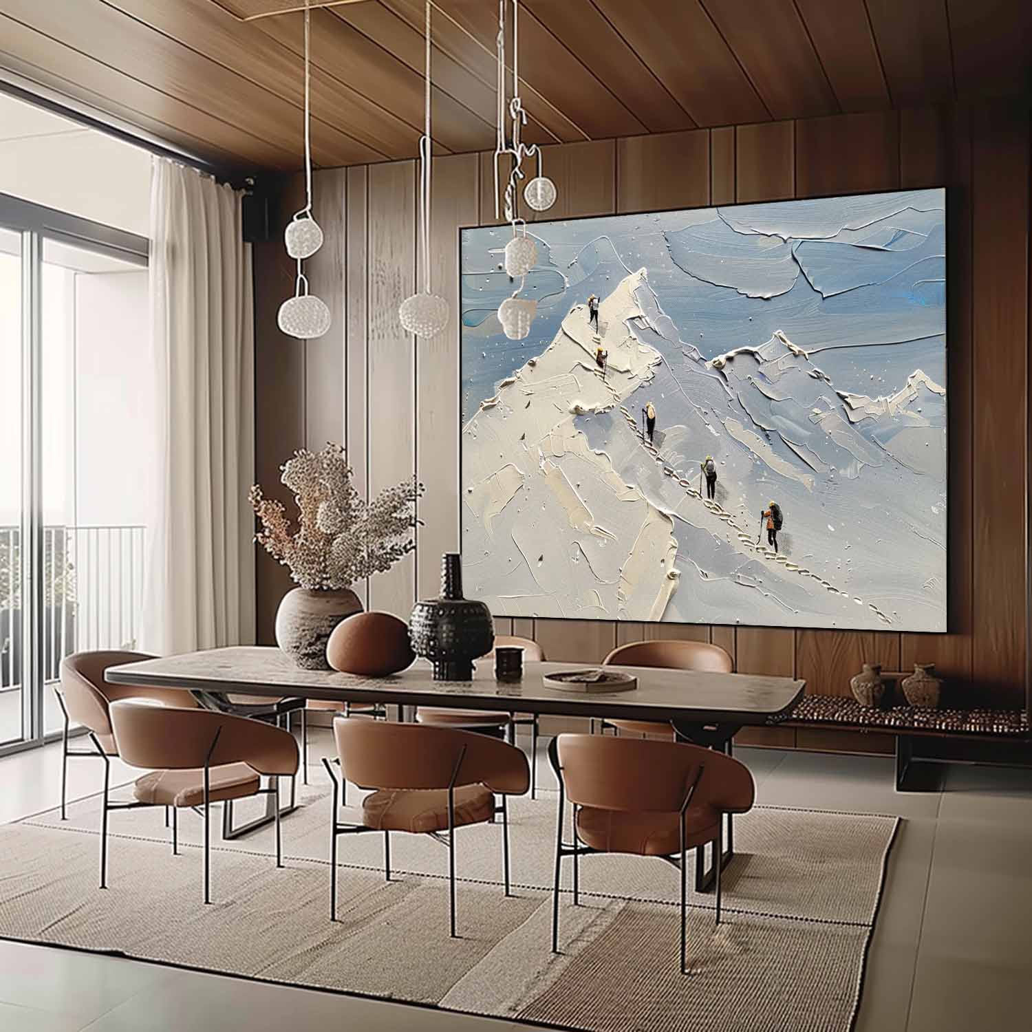 Plaster Art Texture Painting SG268 - Neutralighting