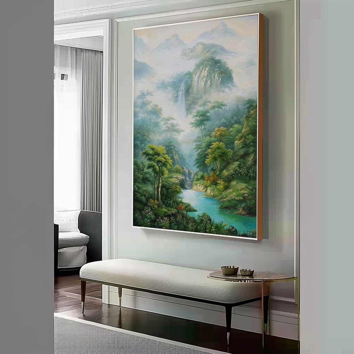 Wall Art Hyperrealism Serene Landscape Nature