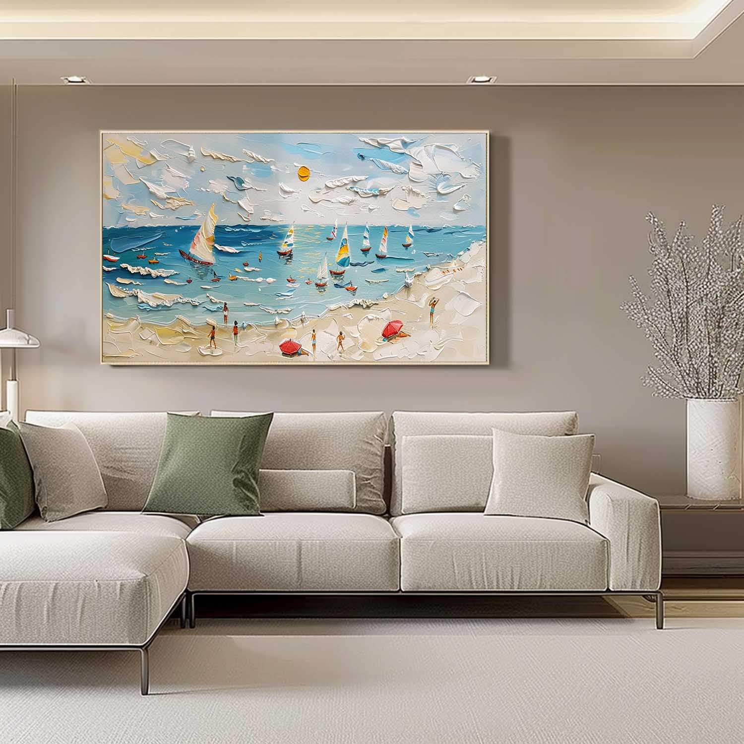 Plaster Art Texture Painting SG300 - Neutralighting