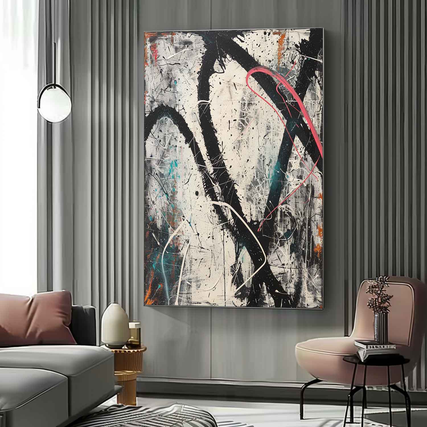 Abstract Expressionist Art AEA025 - Neutralighting