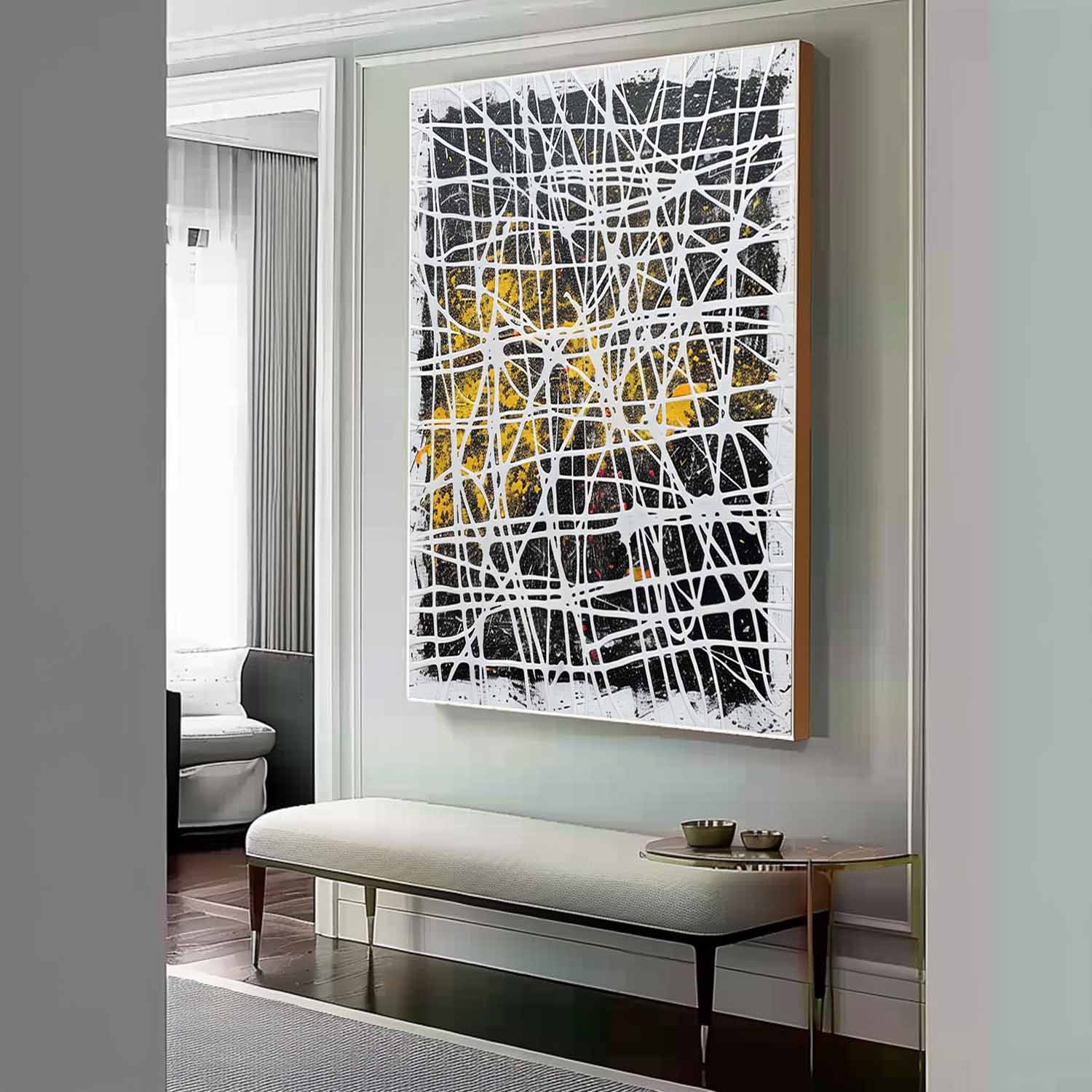 Abstract Expressionist Art AEA050 - Neutralighting