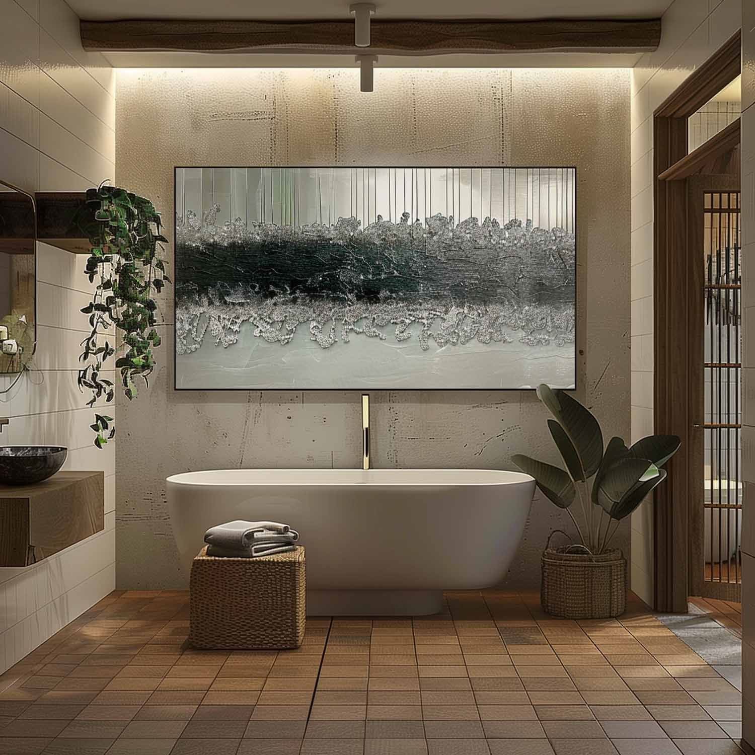 Plaster Art Texture Painting SG280 - Neutralighting