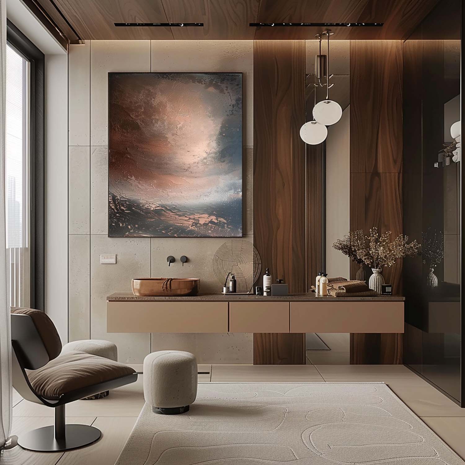 Wabi-Sabi Wall Art TX320 - Neutralighting