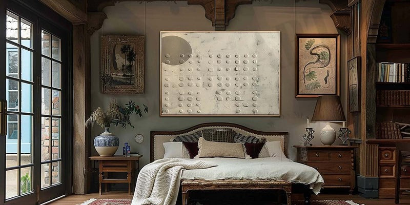 Wall Art Wabi-Sabi Minimalist Earthy Palette