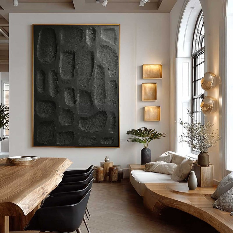 Wall Art Abstract Stone Texture Painting