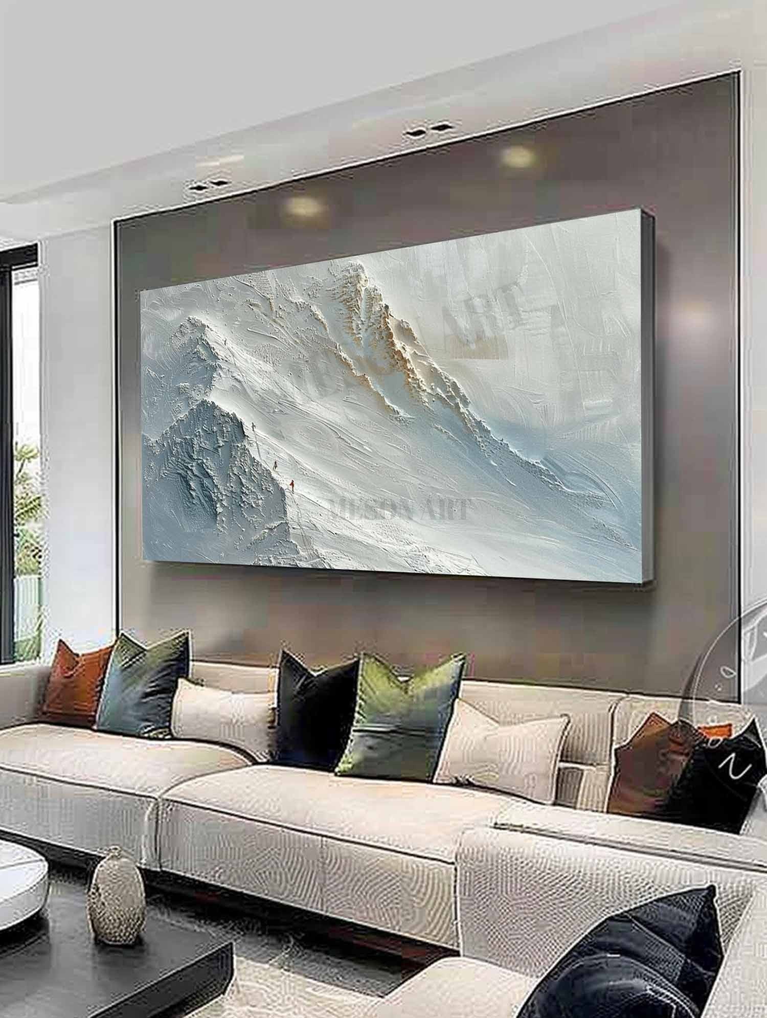 Plaster Art Texture Painting SG307 - Neutralighting