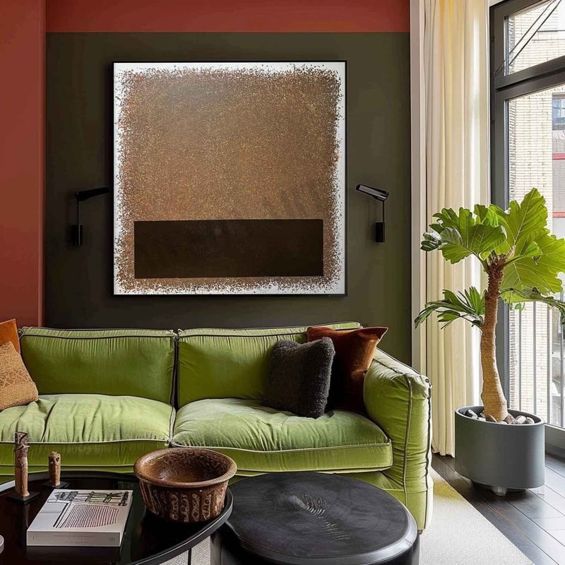 Wall Art Wabi-Sabi Geometric Warm Rustic
