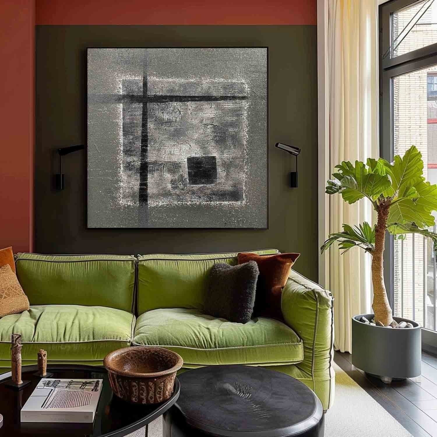 Wall Art Square Minimalist Geometric