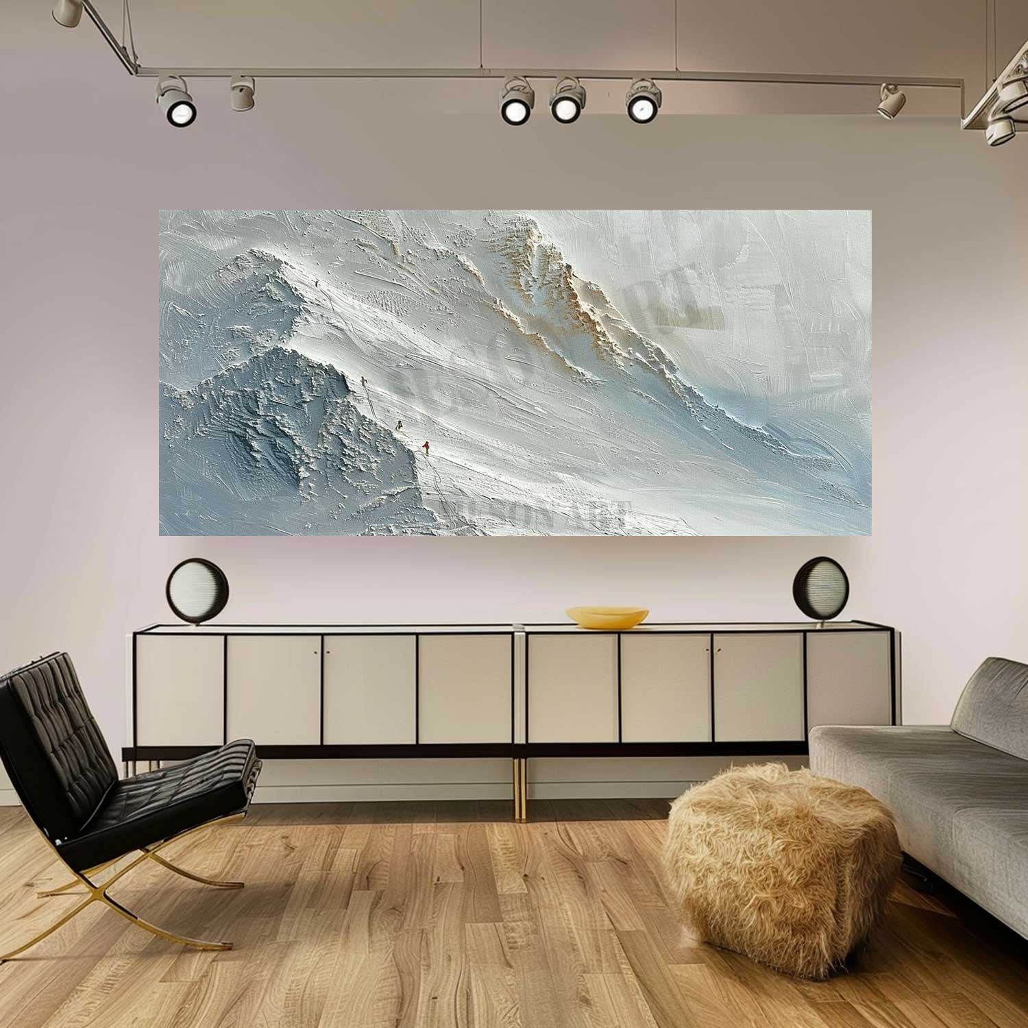 Plaster Art Texture Painting SG307 - Neutralighting