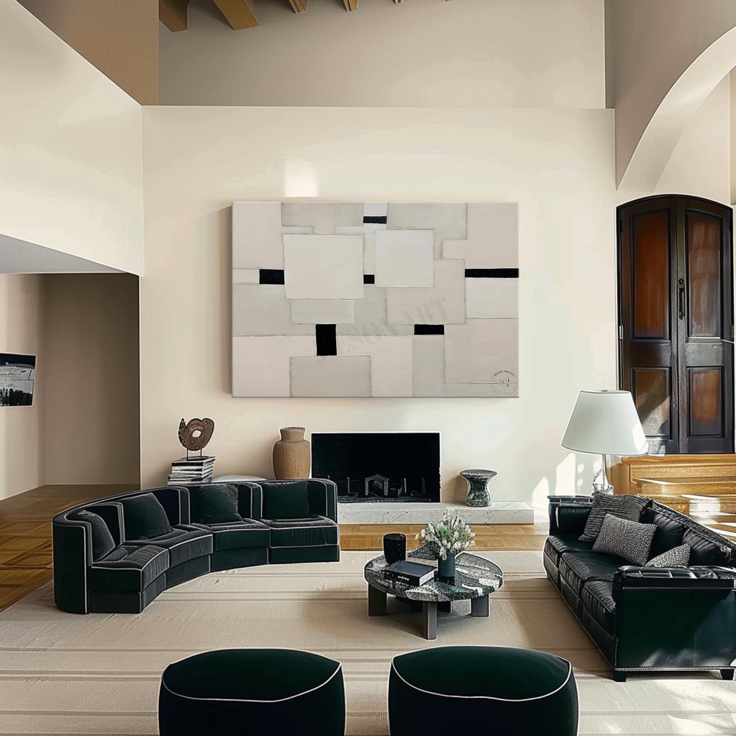 Contemporary Minimalist Art MA125 - Neutralighting