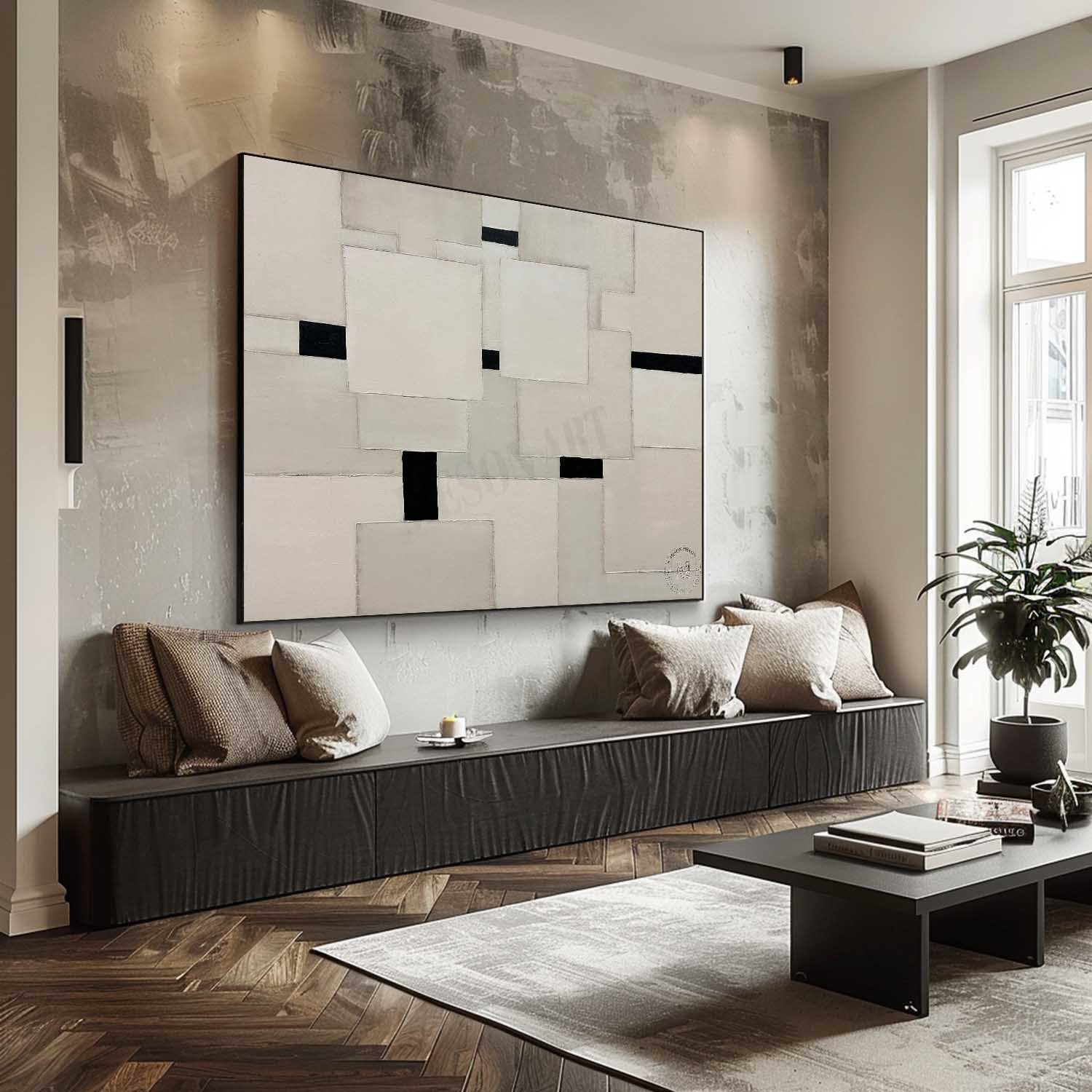 Contemporary Minimalist Art MA125 - Neutralighting