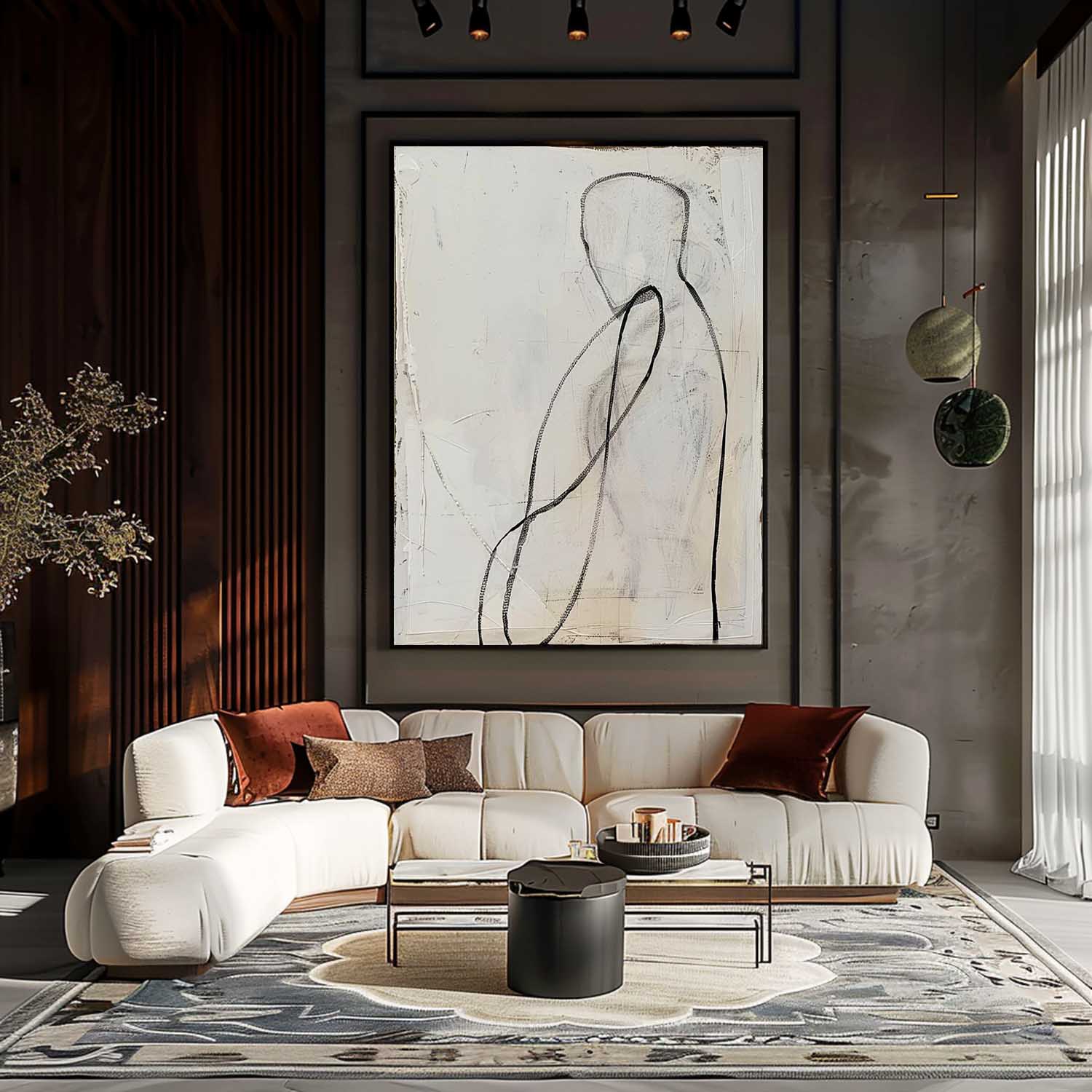 Contemporary Minimalist Art MA108 - Neutralighting