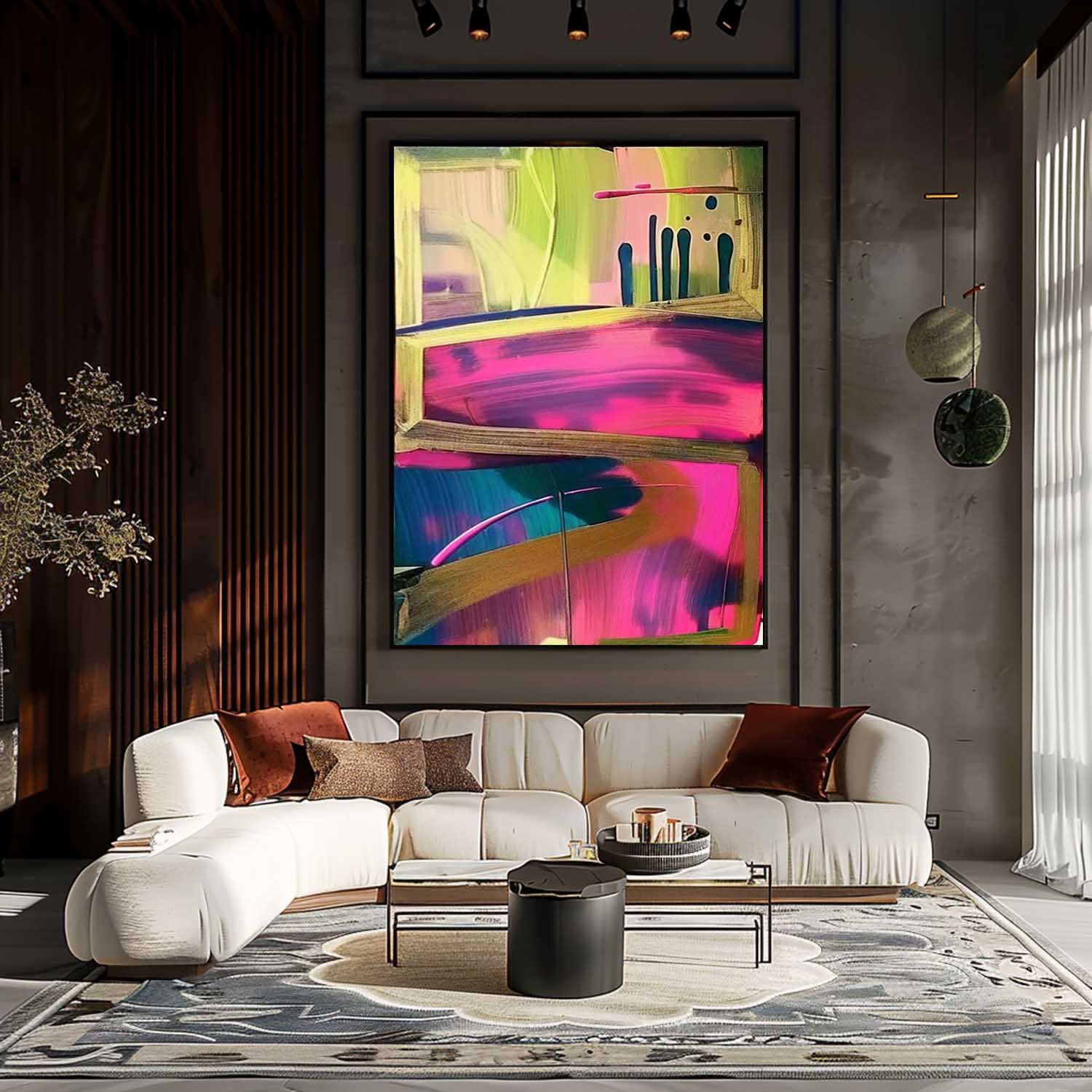 Ruby Colorful Painting - Letslighting