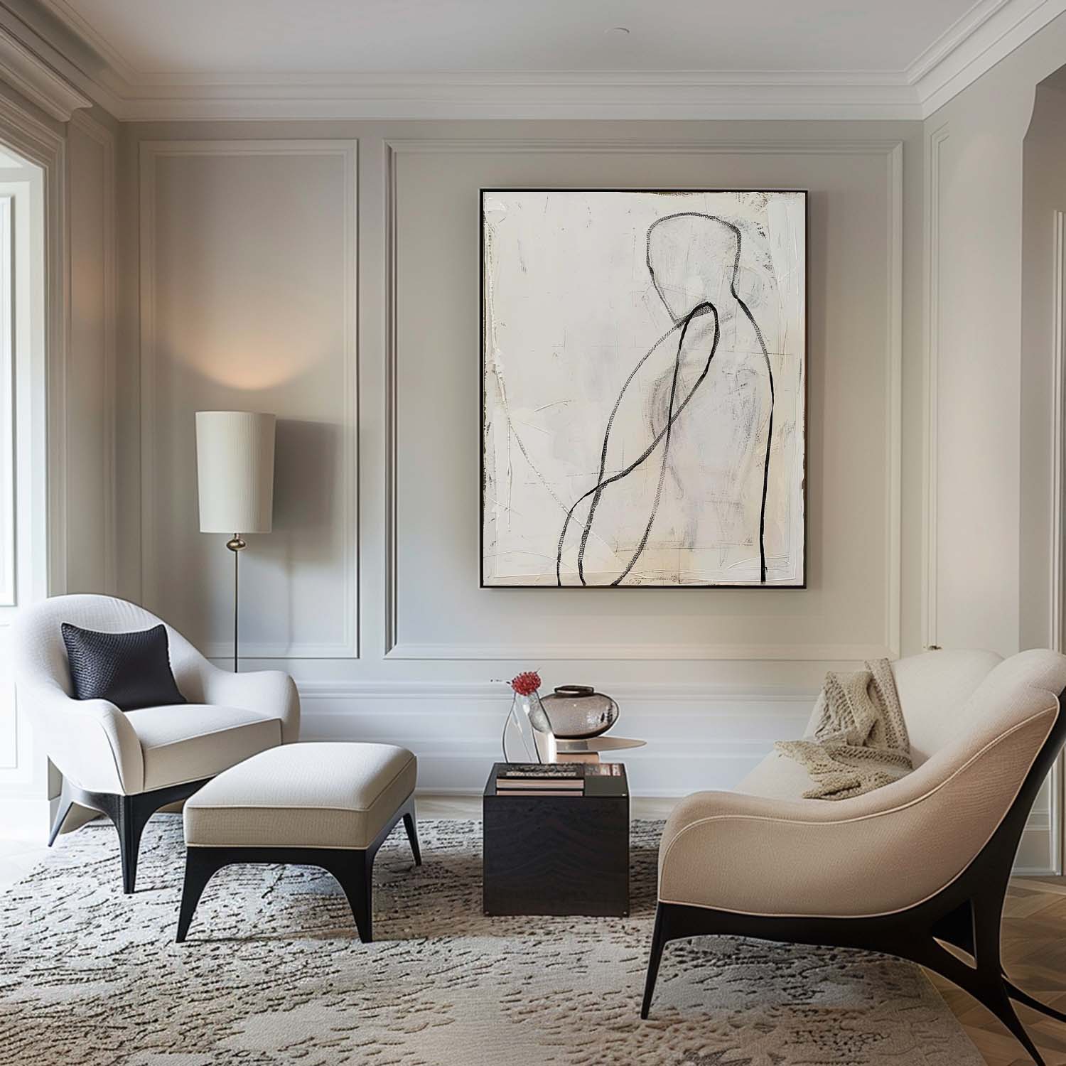 Contemporary Minimalist Art MA108 - Neutralighting