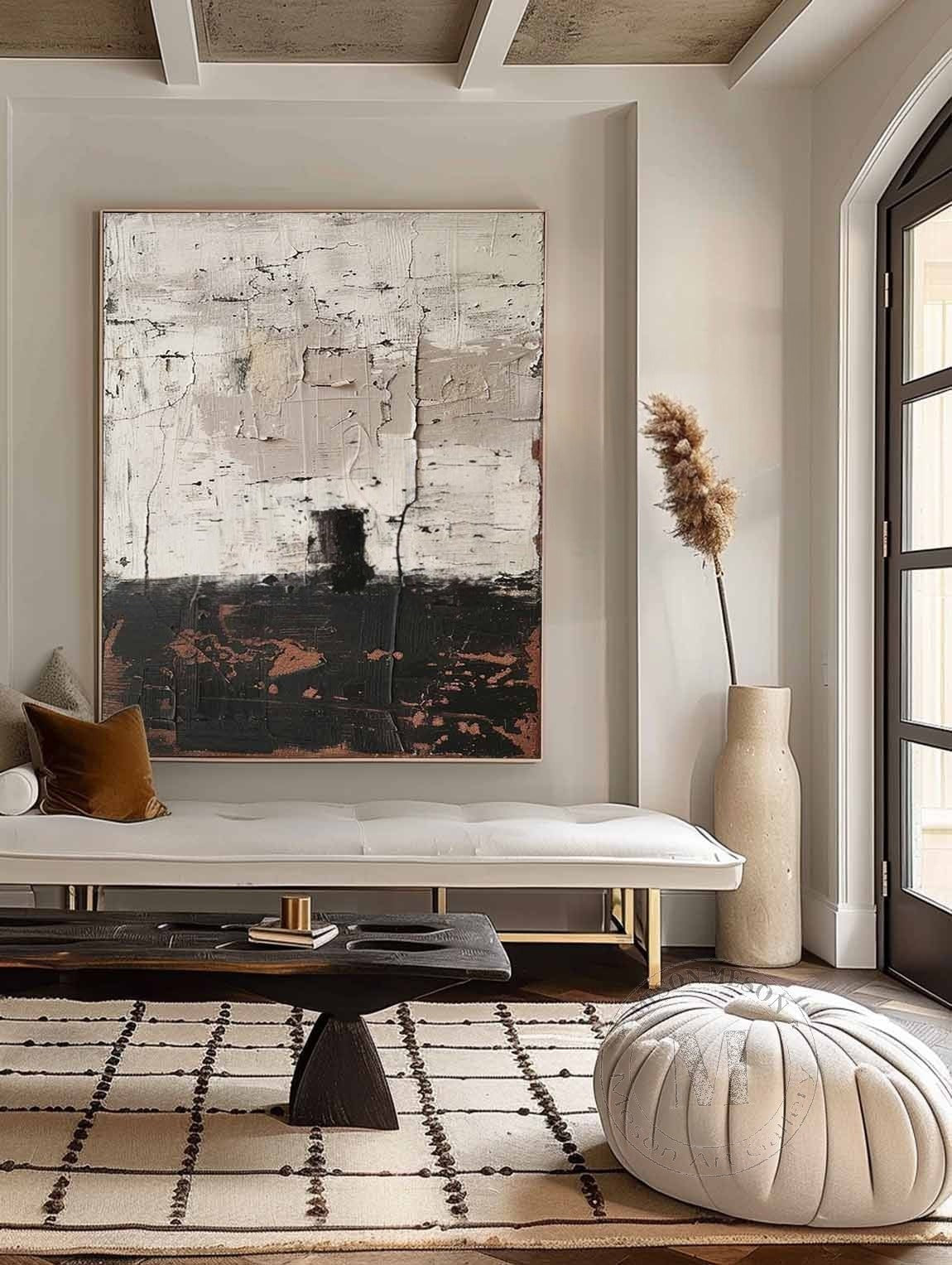 Wall Art Minimalist Neutral Abstract